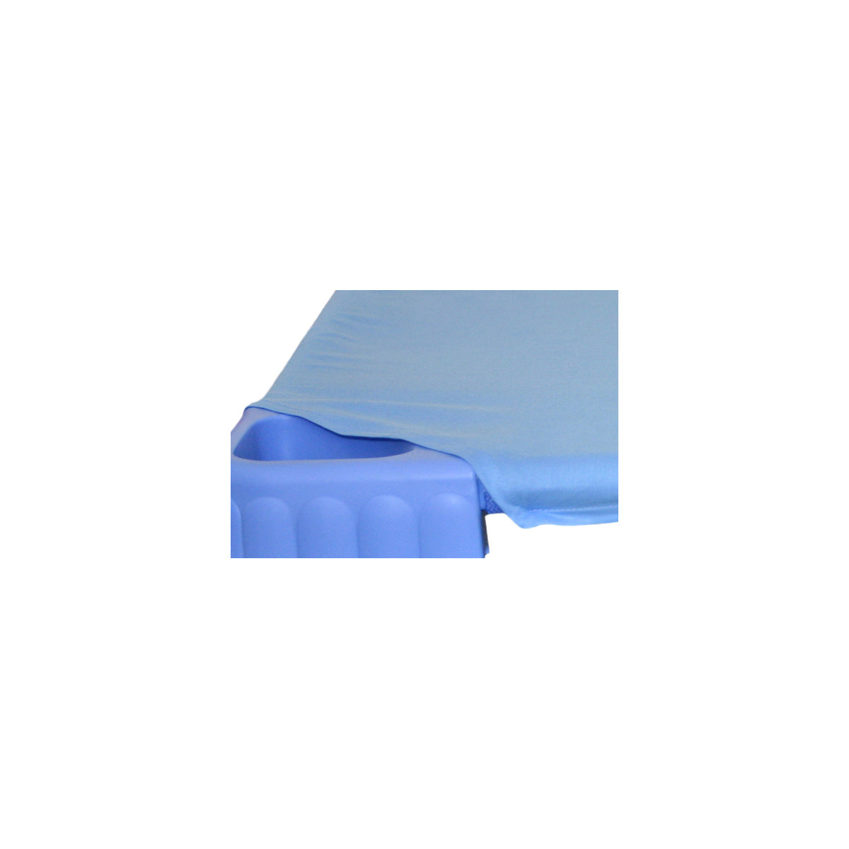 Spannlaken für Kinderliege, blau