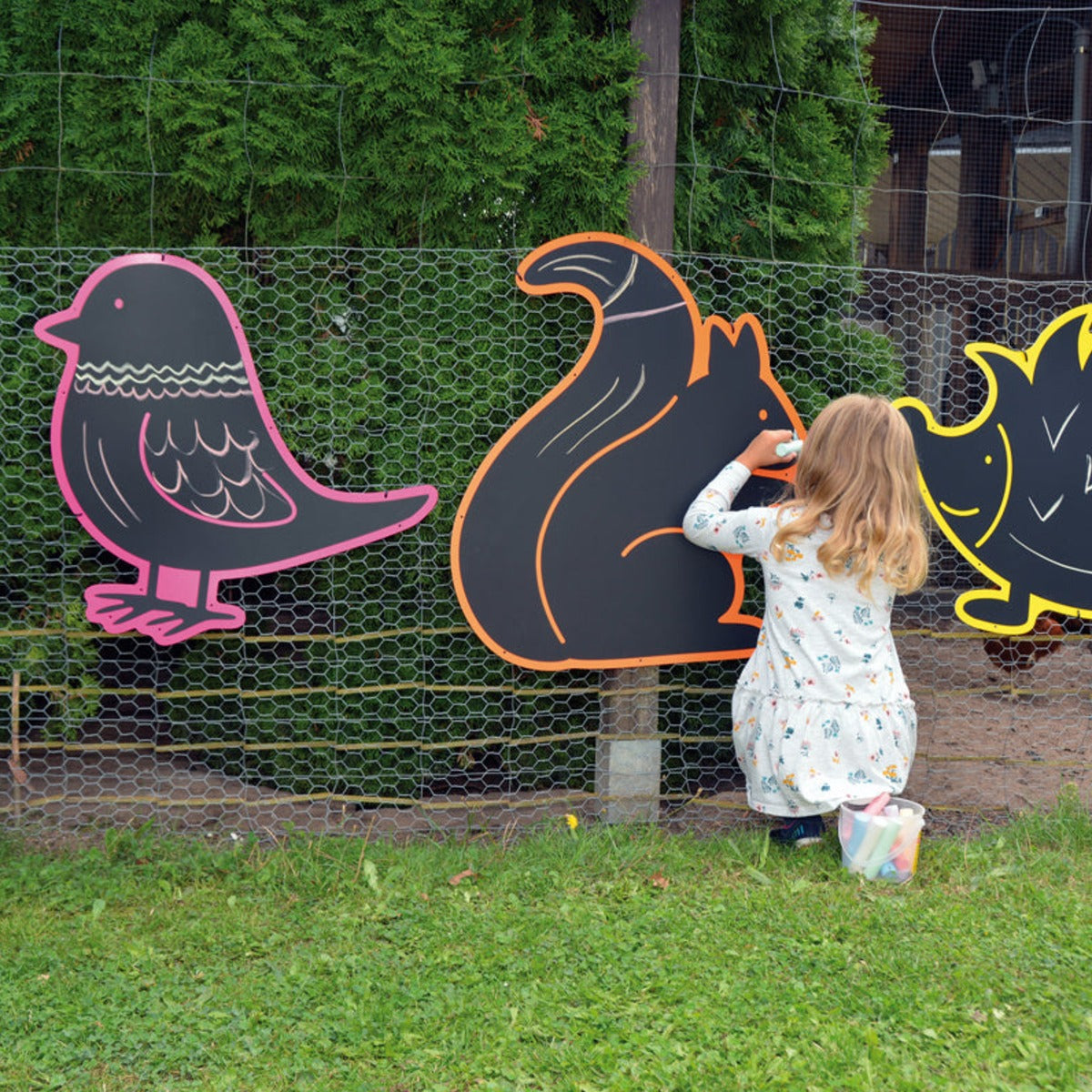 Outdoor-Tafeln Tiere, 3er-Set