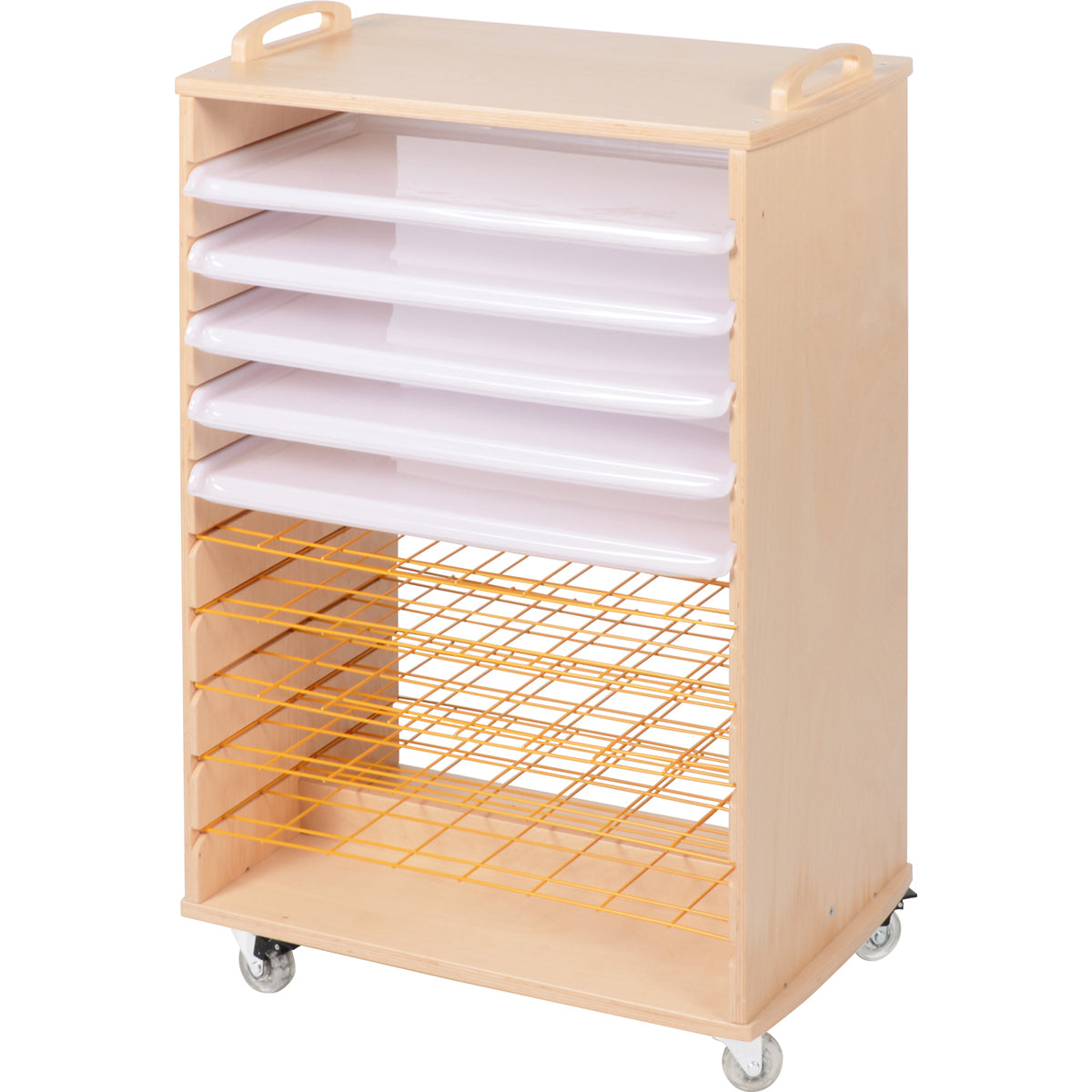 Papiertrockenständer mit Rollen