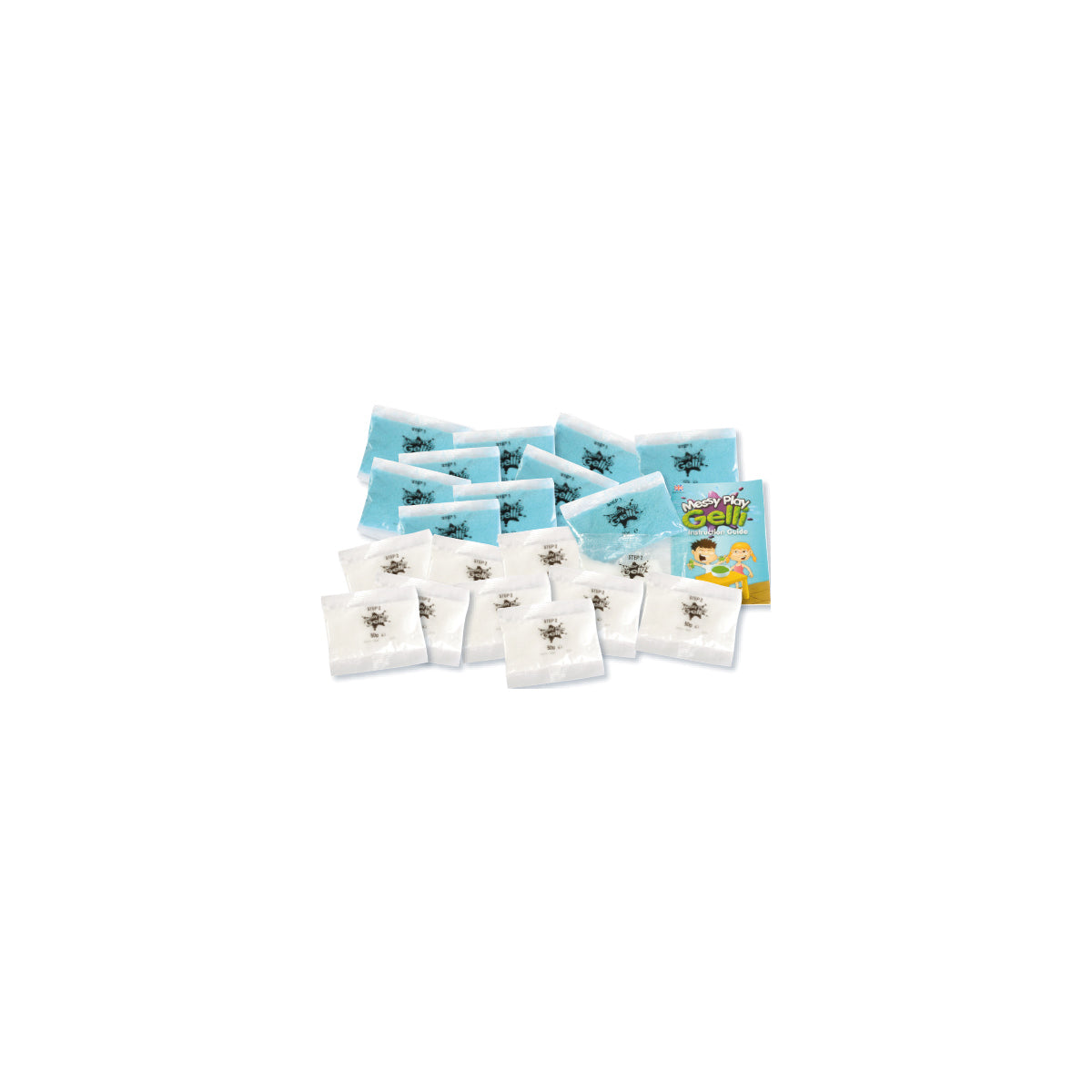 Sensorik-Glibber blau, 12 Portionen – Bild 4