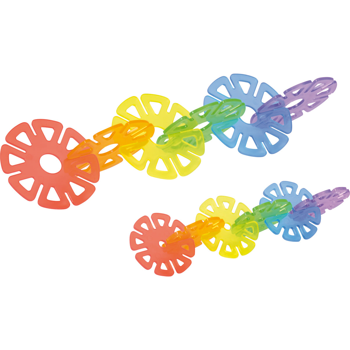 Steckblumen transparent, 640 Teile