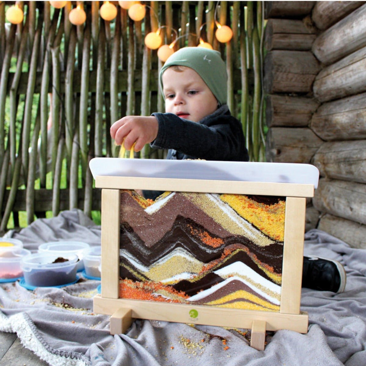 Kreativ-Rahmen mit Sand – Bild 6