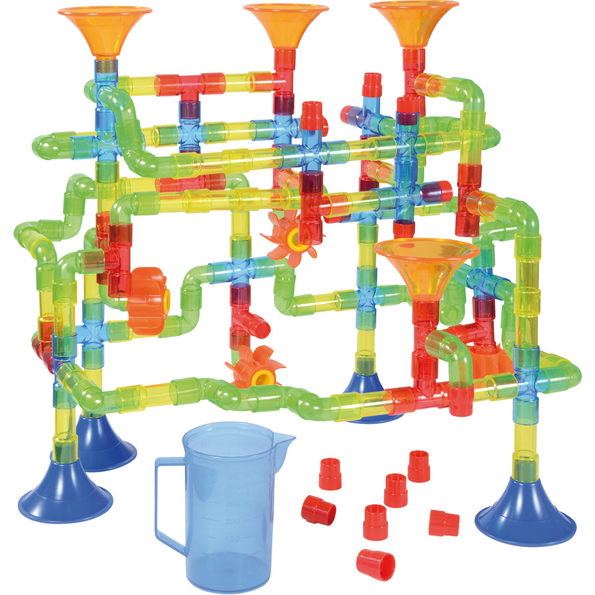 Wasserbahn-Set transparent, 151 Teile