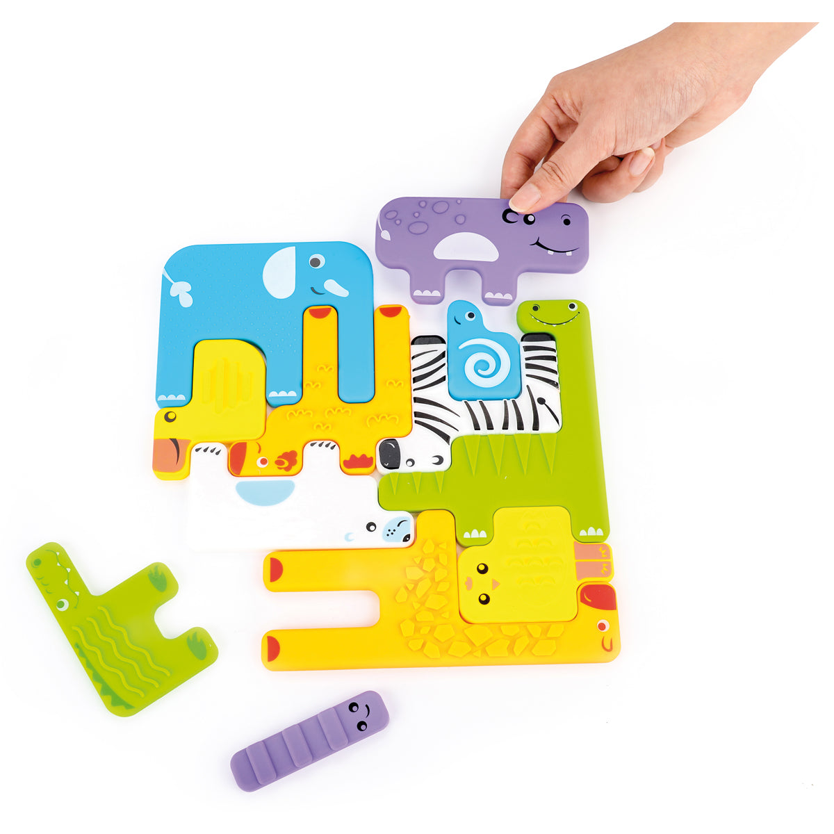 Sensorik-Puzzle Tiere, 12er-Set