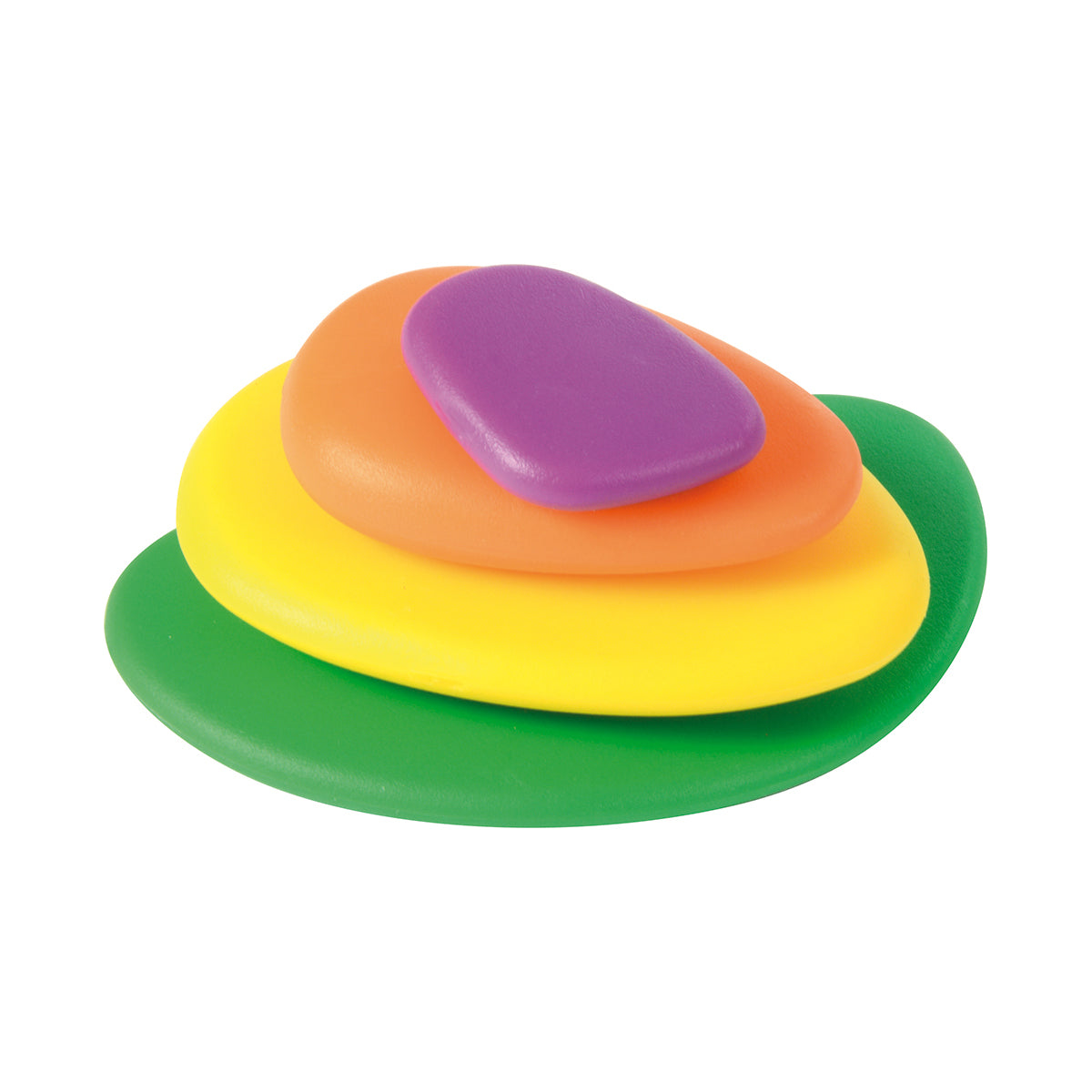 Regenbogen-Kieselsteine, 36 Stück