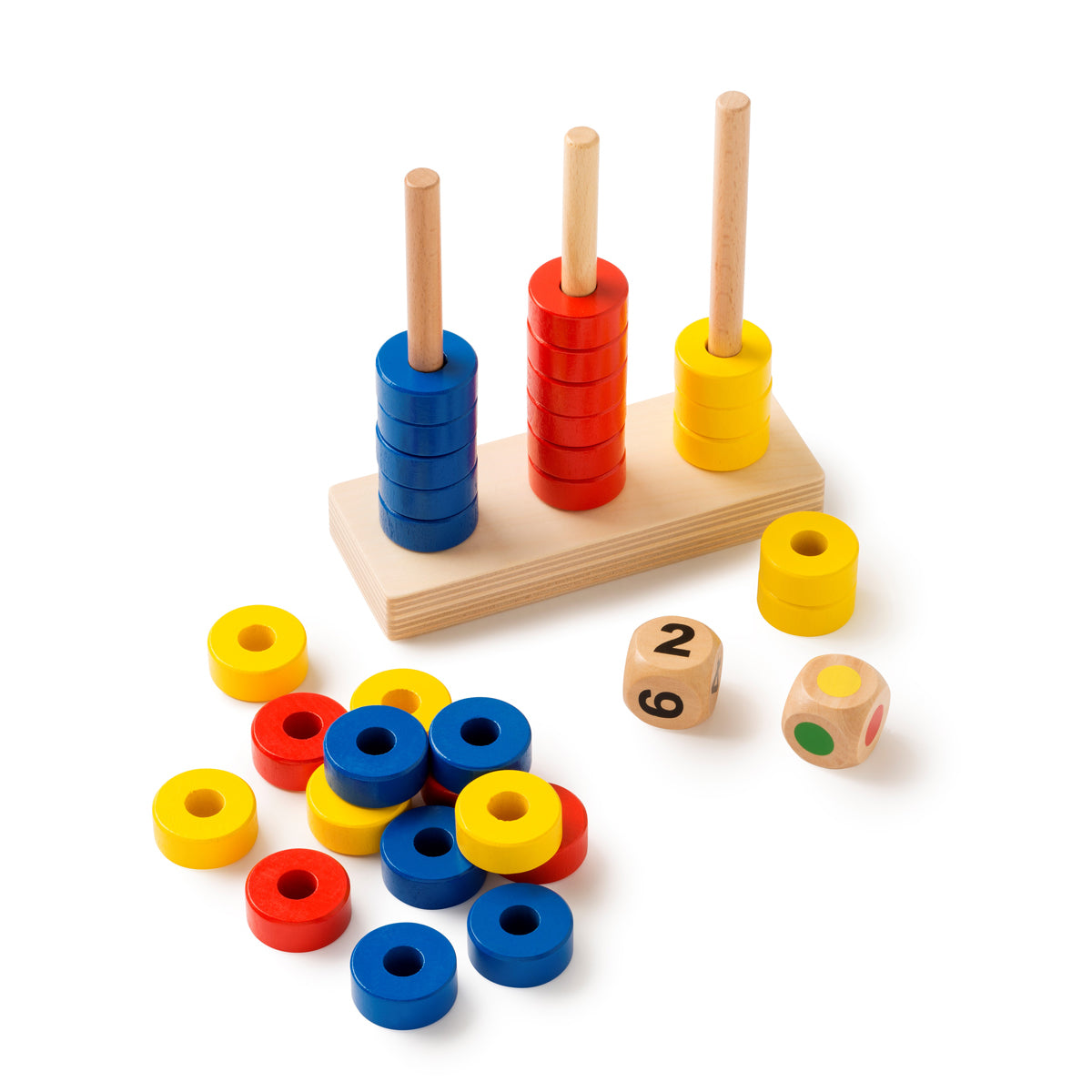Stack the rings – Zählspiel mit Ringen