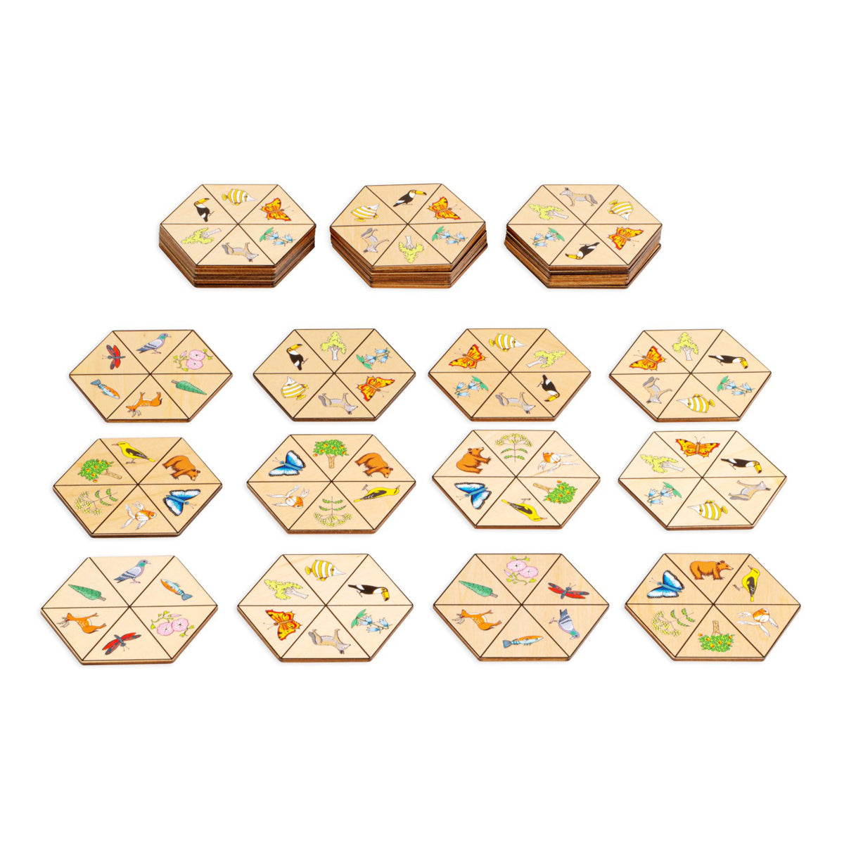 Hexagon nature – Natur-Legespiel