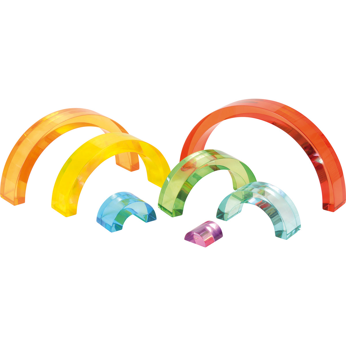 Regenbogen-Acrylsteine