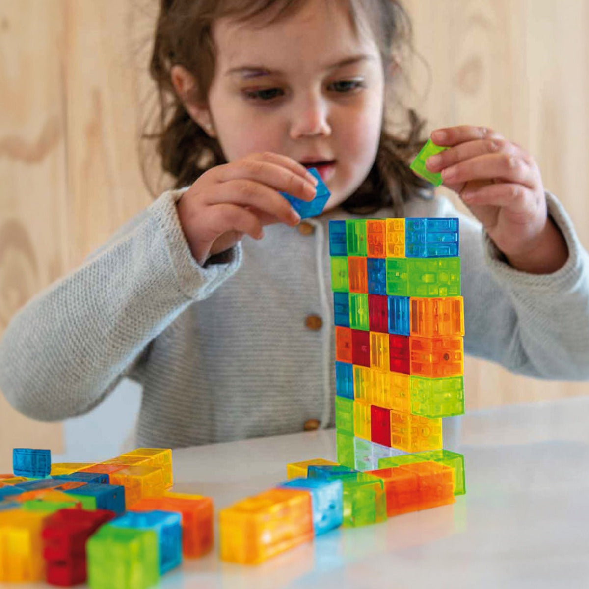 Magnet Cubes transluzent, 100 Stück