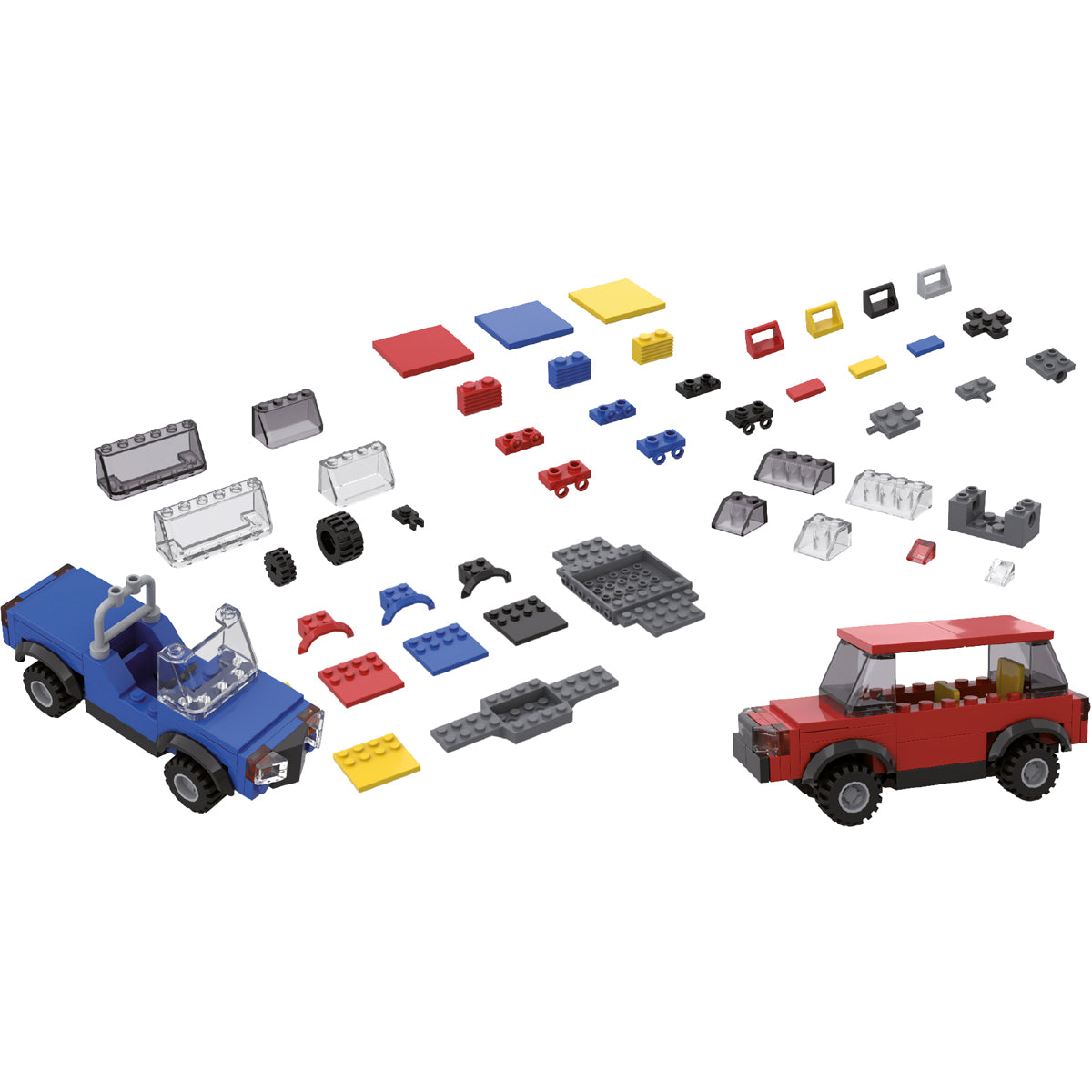 Klemmbaustein-Set Fahrzeuge, 250 Teile
