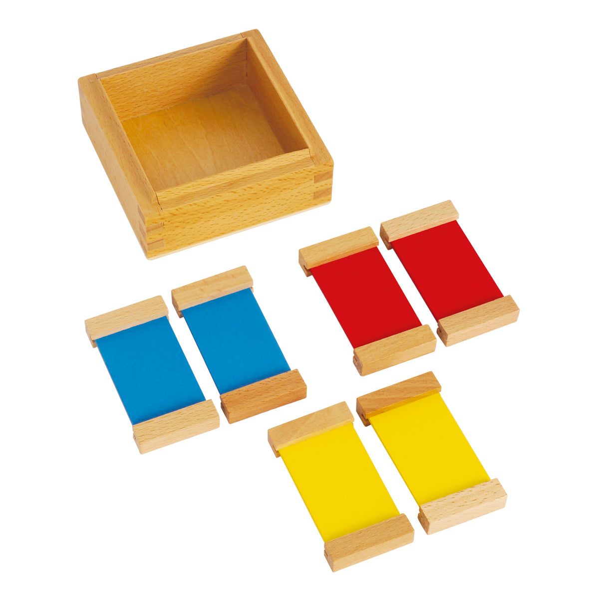 Montessori-Farbtäfelchen