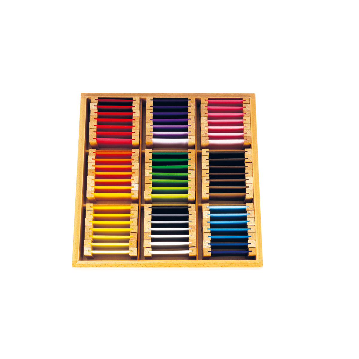 Montessori-Farbtäfelchen