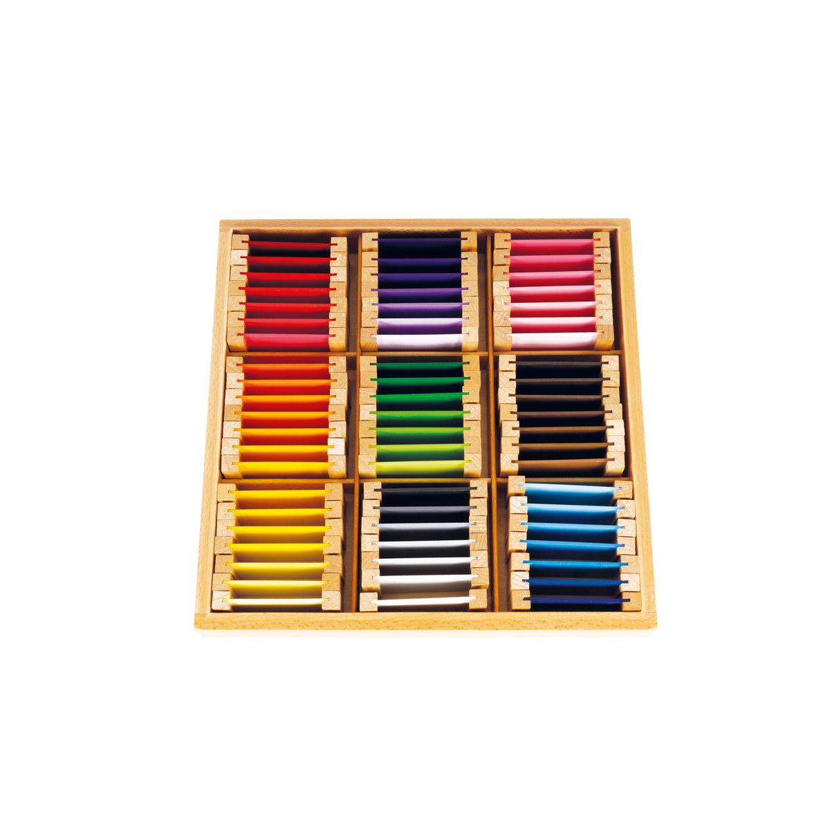 Montessori-Farbtäfelchen