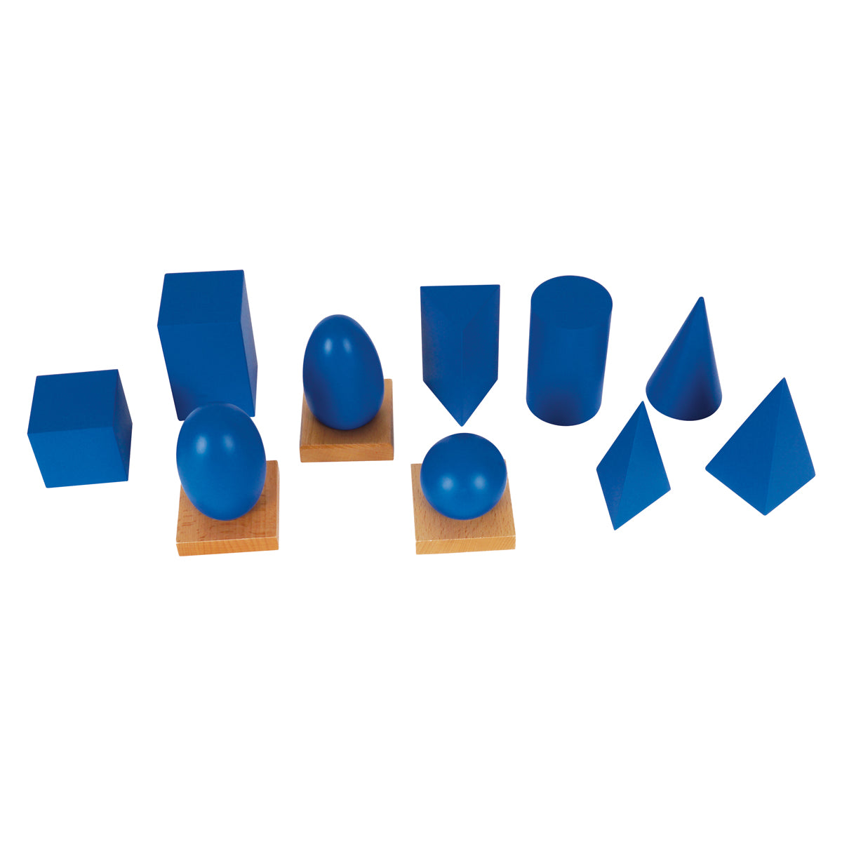 Montessori-Geometrische Körper mit Ständern