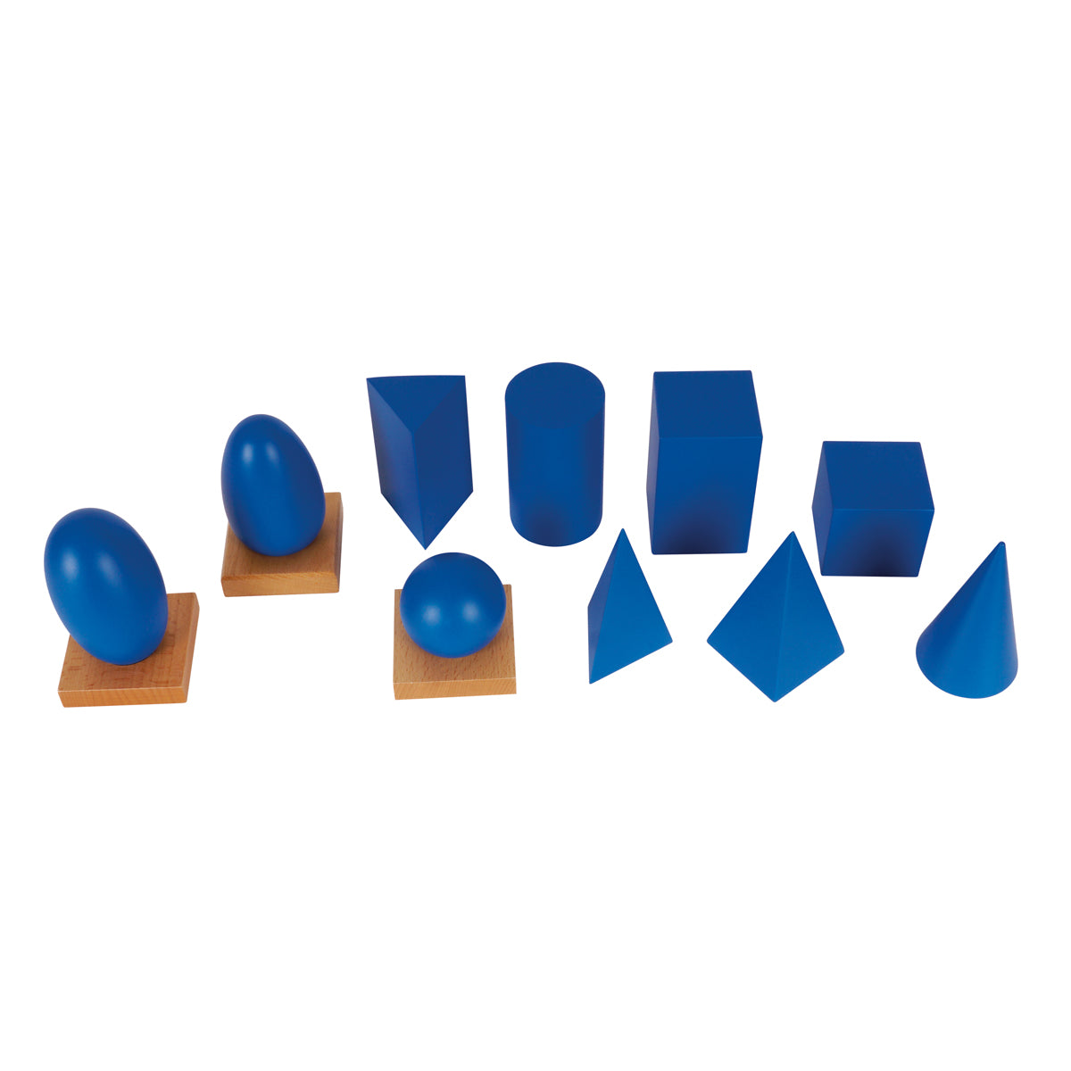 Montessori-Geometrische Körper mit Ständern