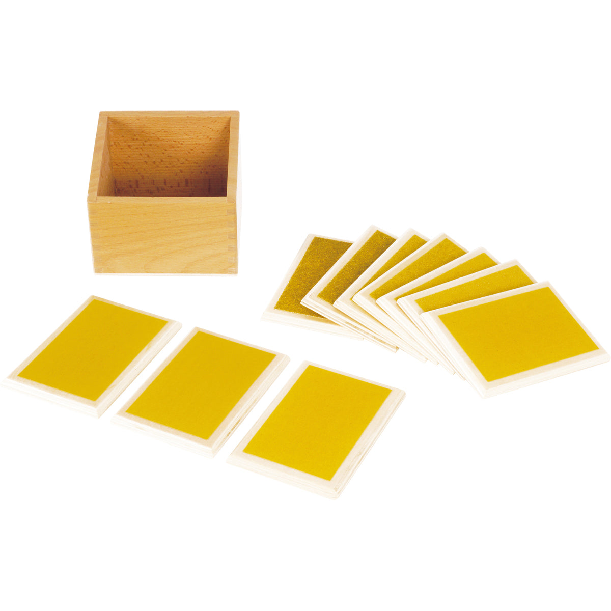 Montessori-Tasttäfelchen grob-fein