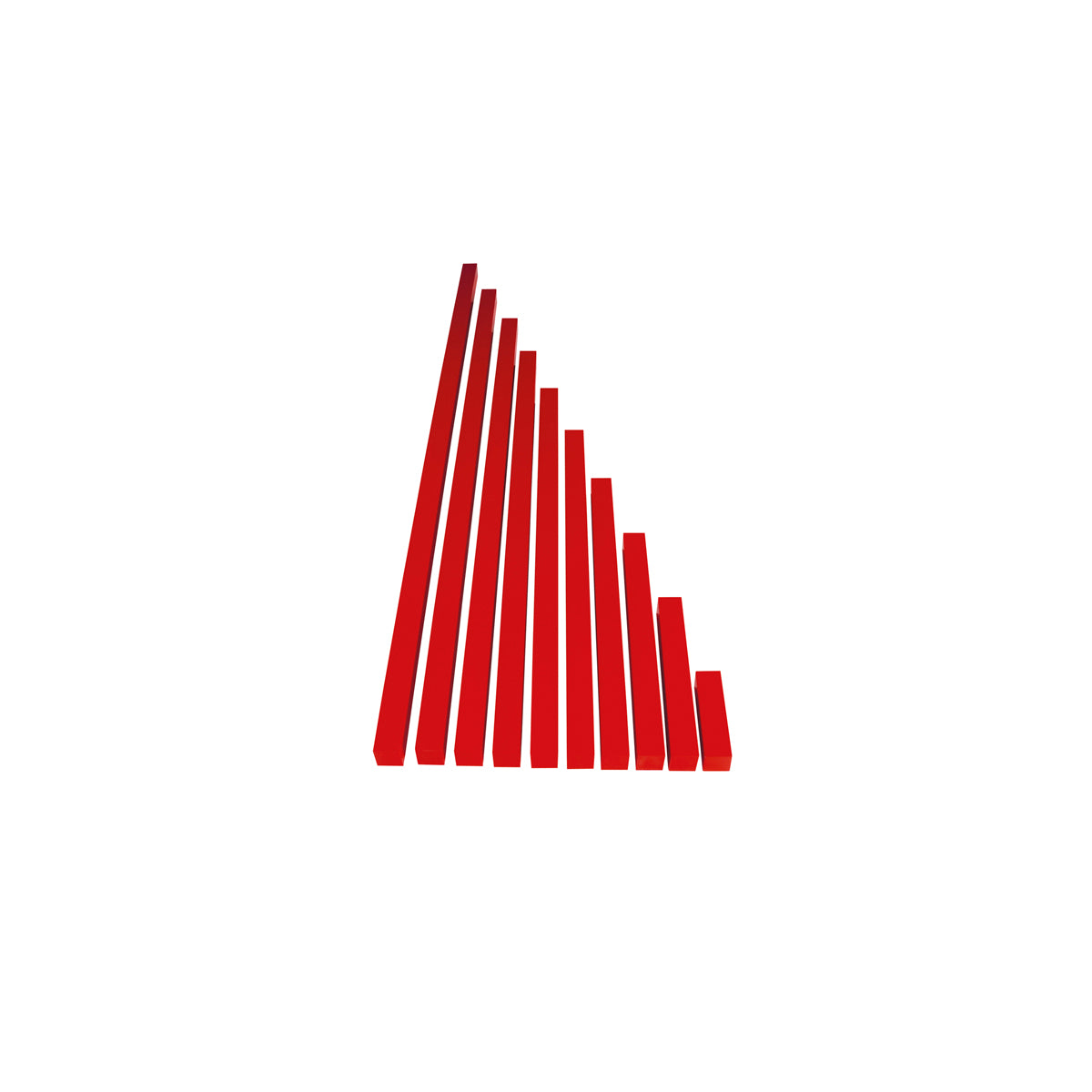 Montessori-Rote Stangen