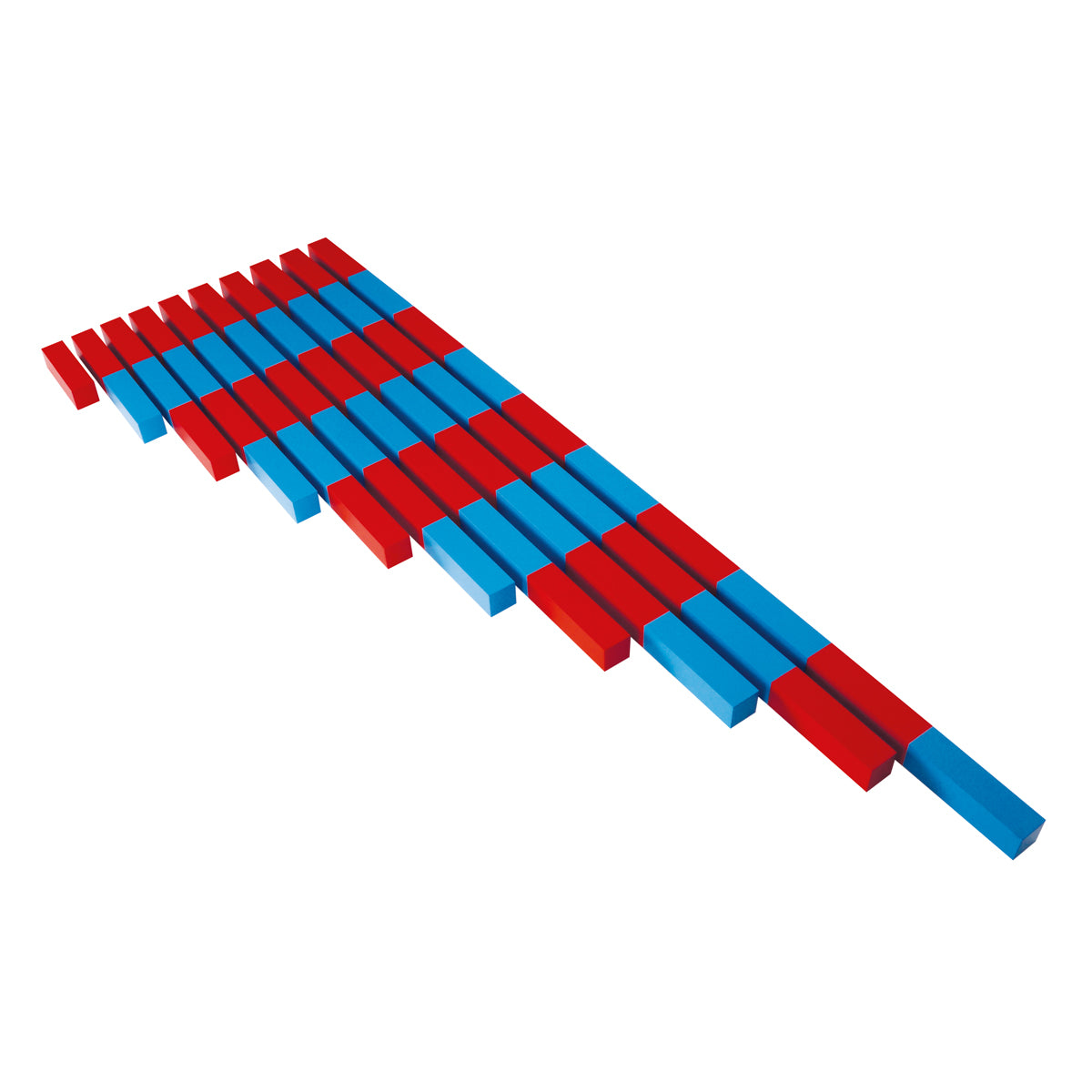 Montessori-Numerische Stangen