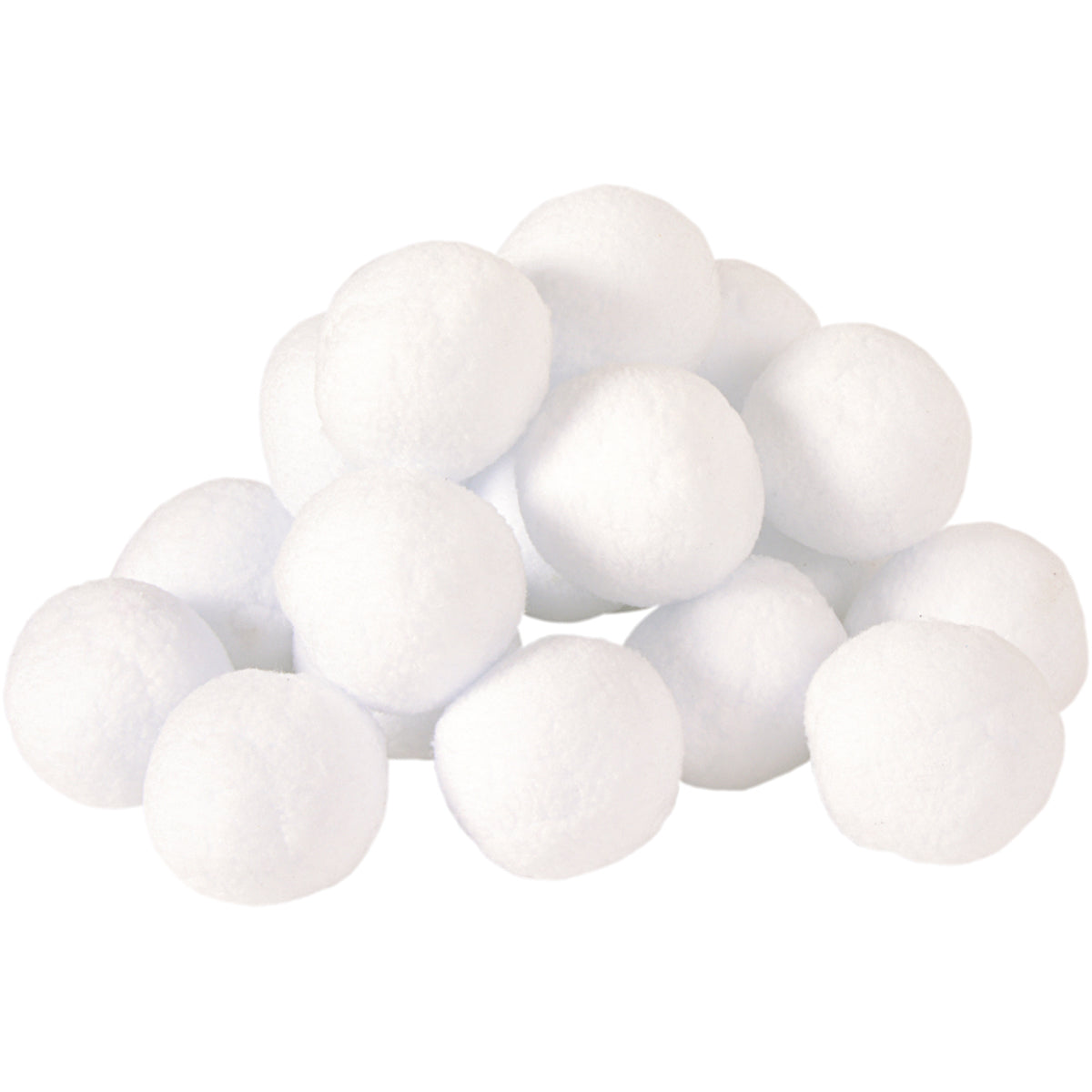 Schneebälle aus Watte, 20er-Set