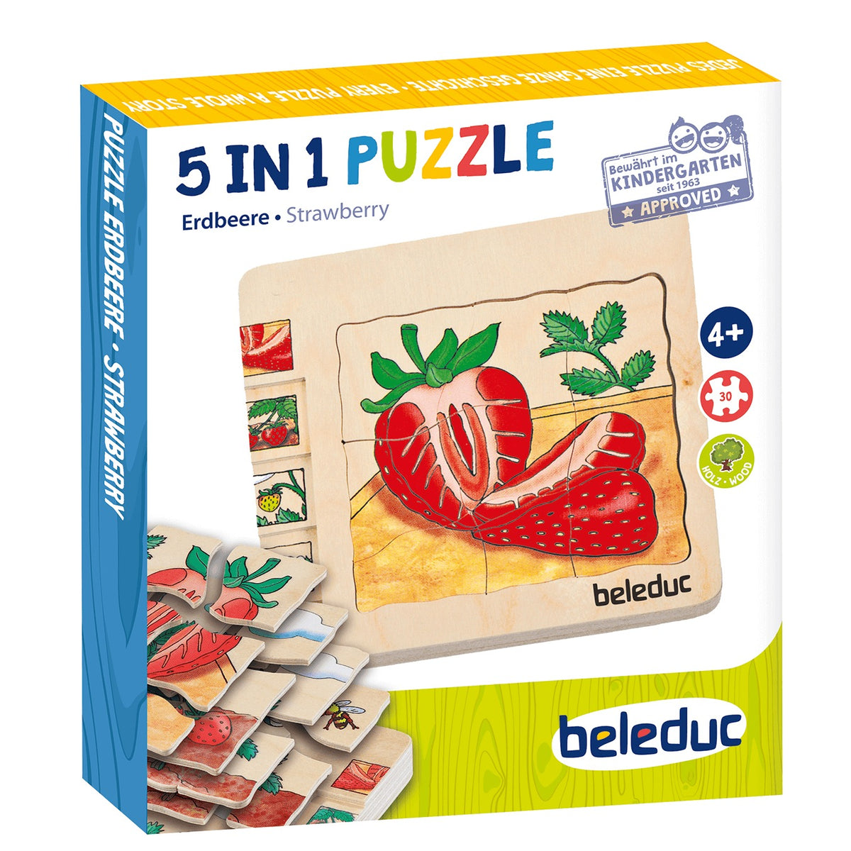 Lagenpuzzle „Erdbeere“
