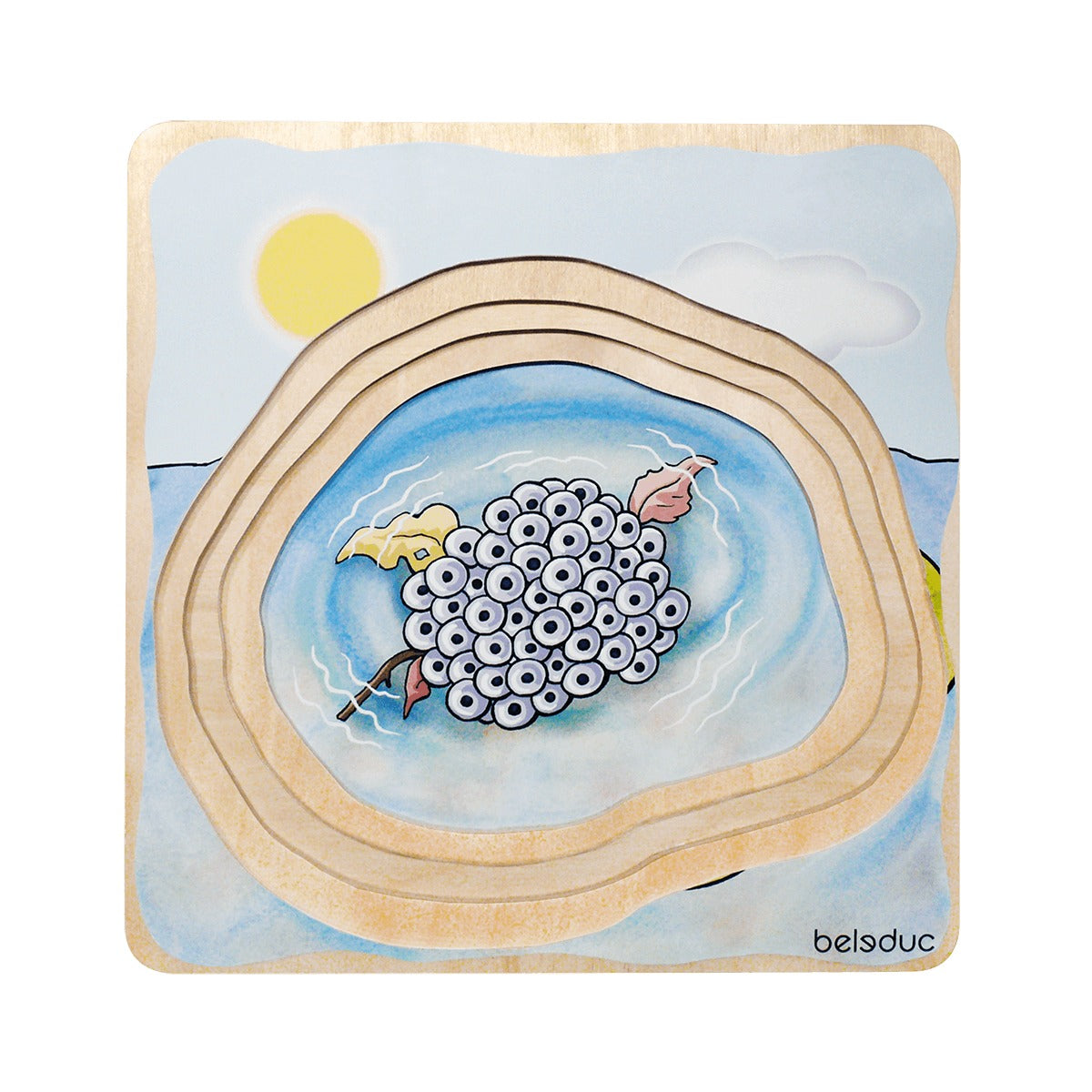 Lagenpuzzle „Frosch“