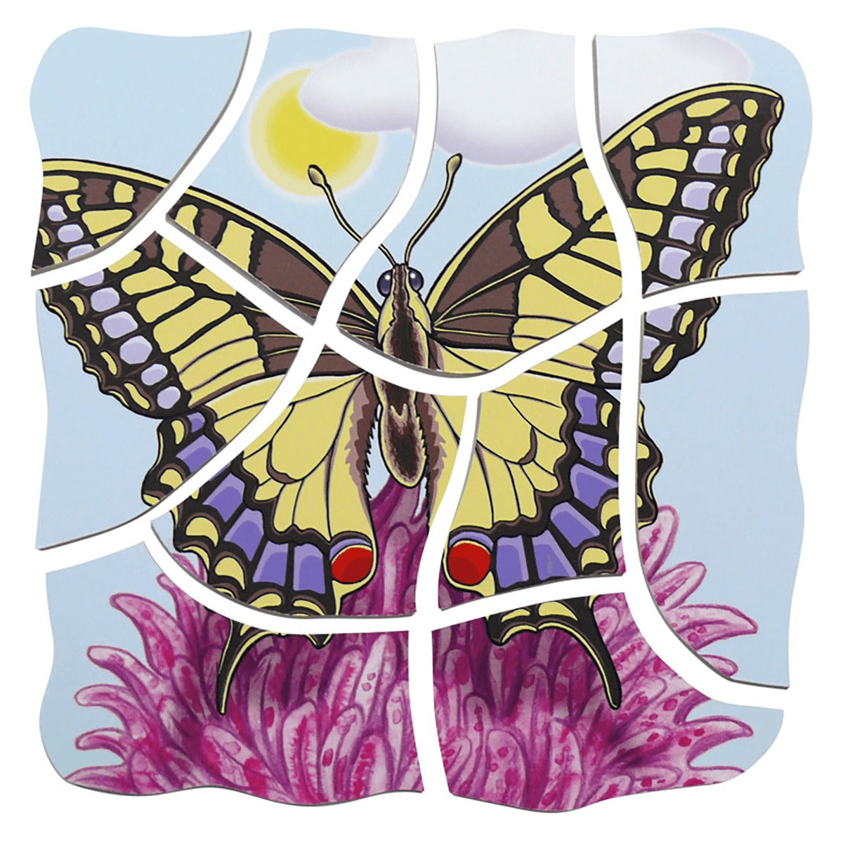 Lagenpuzzle „Schmetterling“