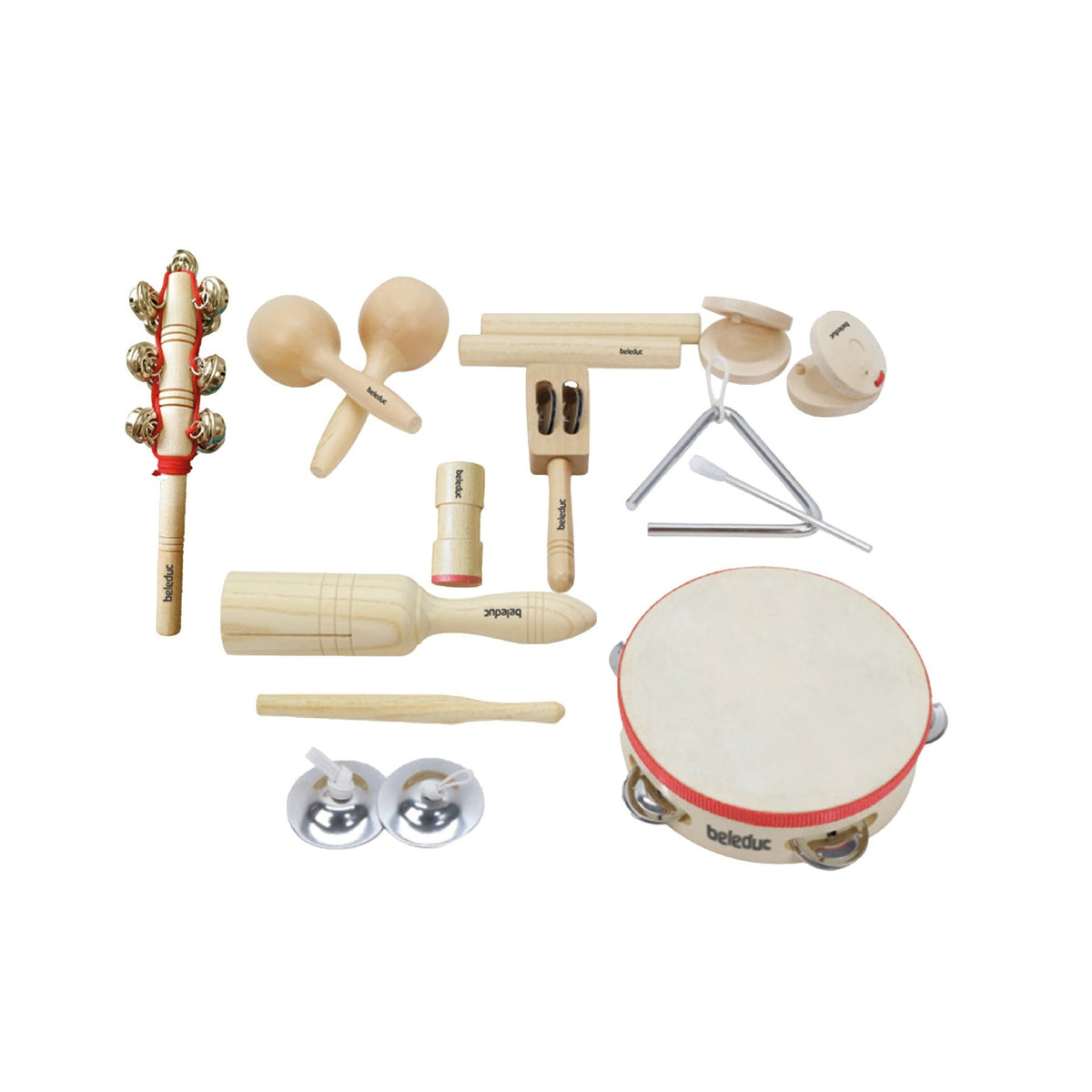 Percussion-Set, 11 Instrumente