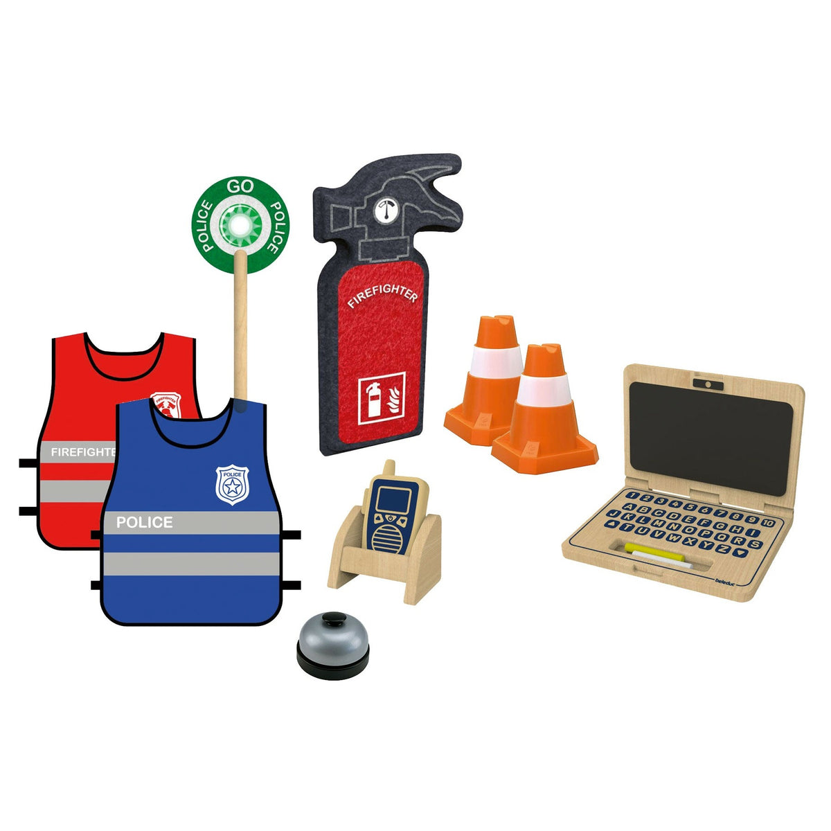Rollenspiel-Set „Feuerwehr & Polizei“
