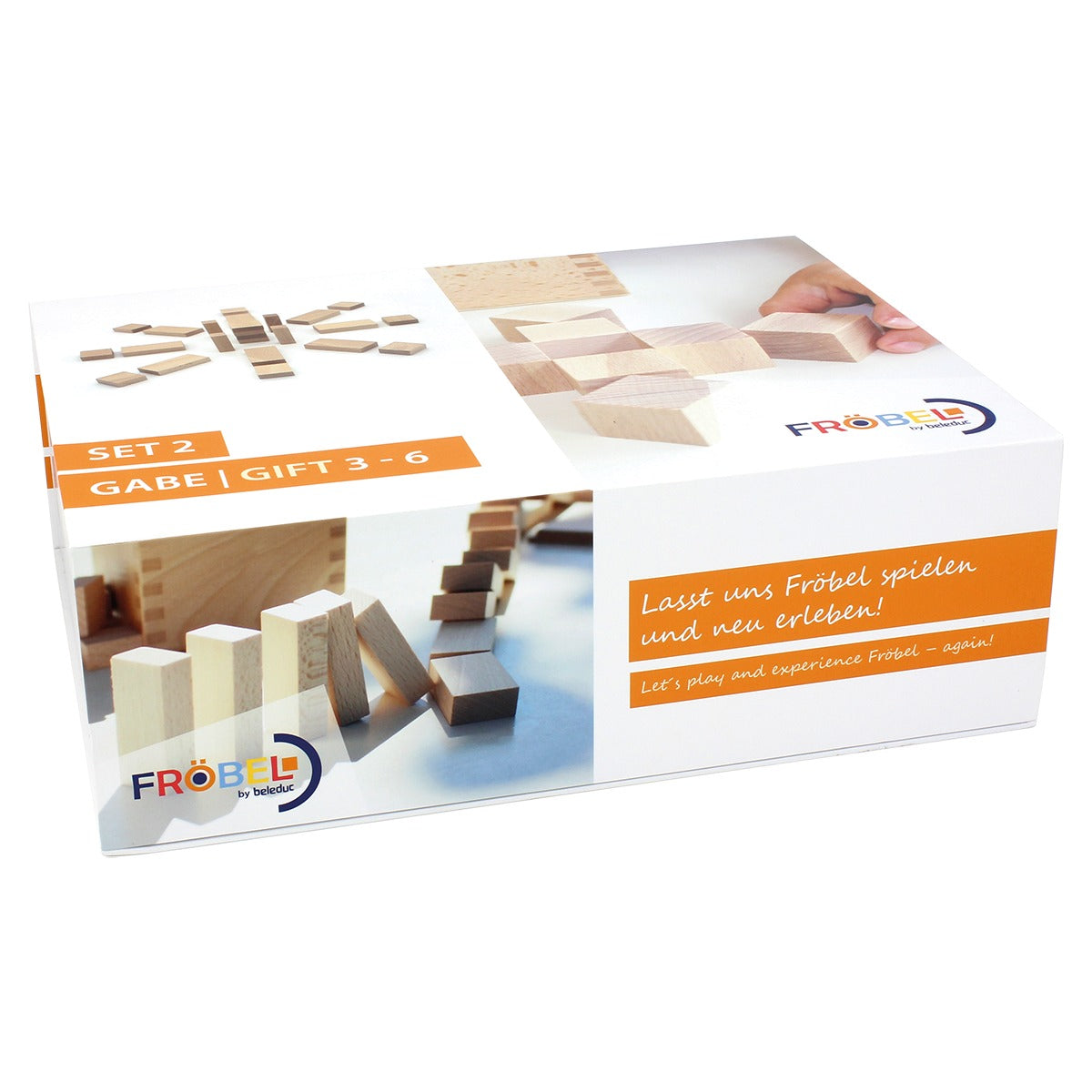 Fröbel-Set 2 (Spielgaben 3 bis 6)