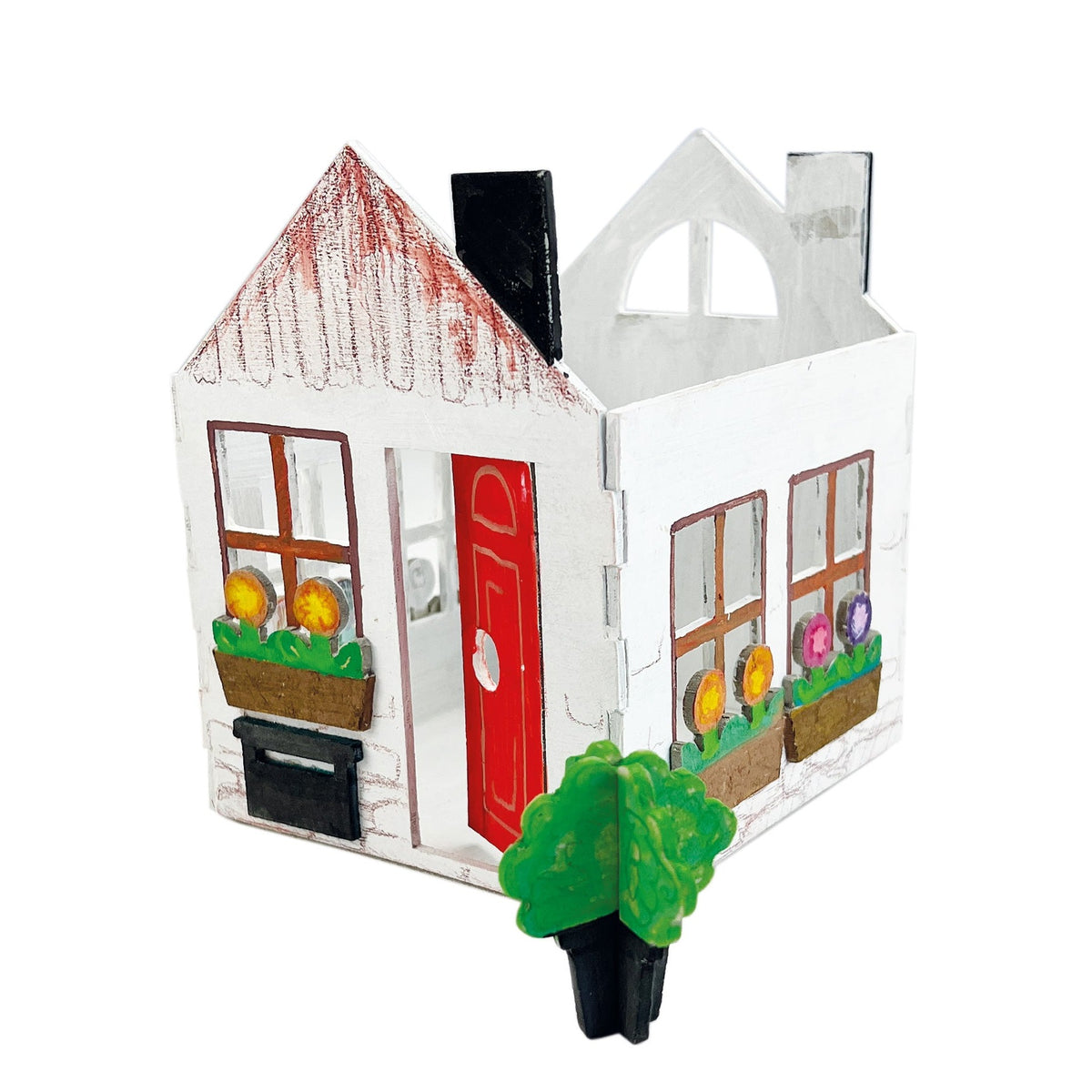RePaCREA Bastelset „Lichterhaus“, 12er Set