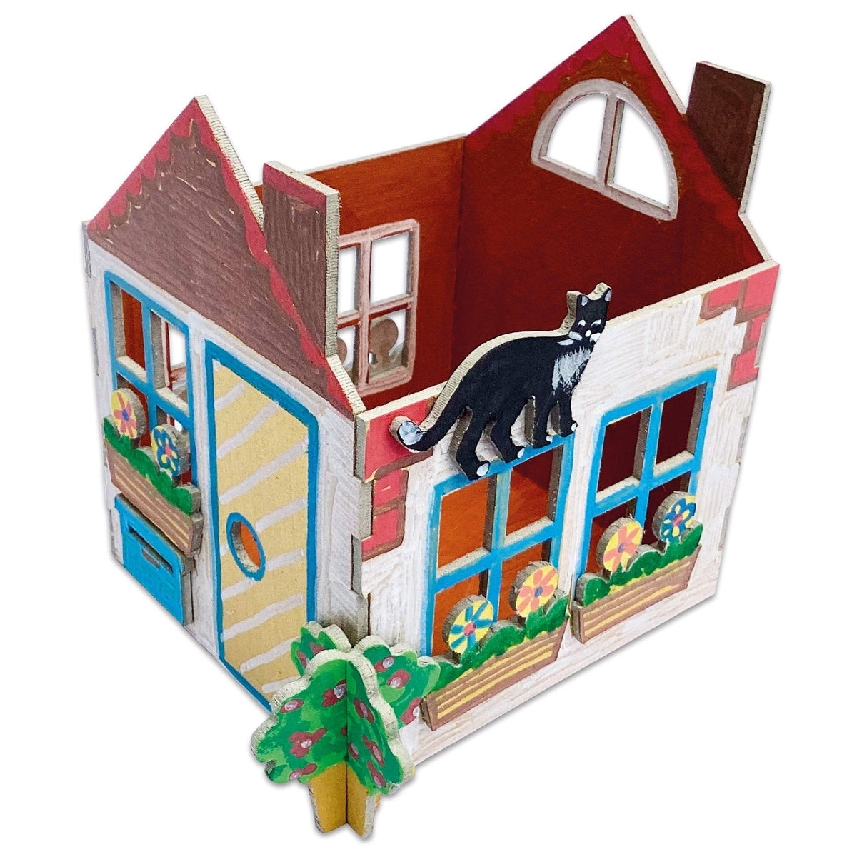 RePaCREA Bastelset „Lichterhaus“, 12er Set