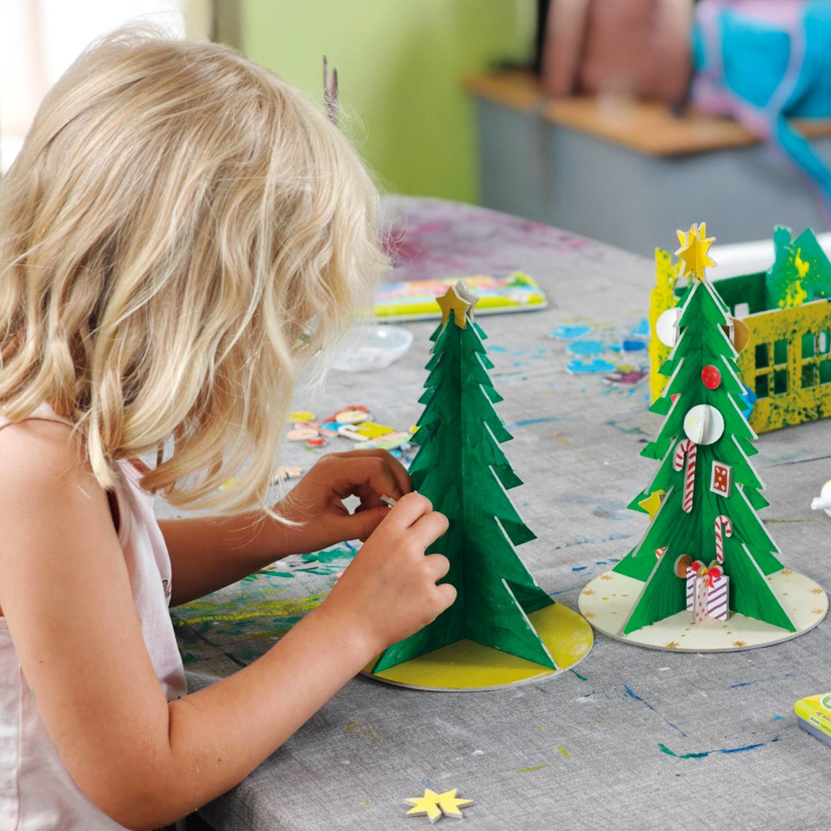 RePaCREA Bastelset „Weihnachtsbaum“, 12er Set