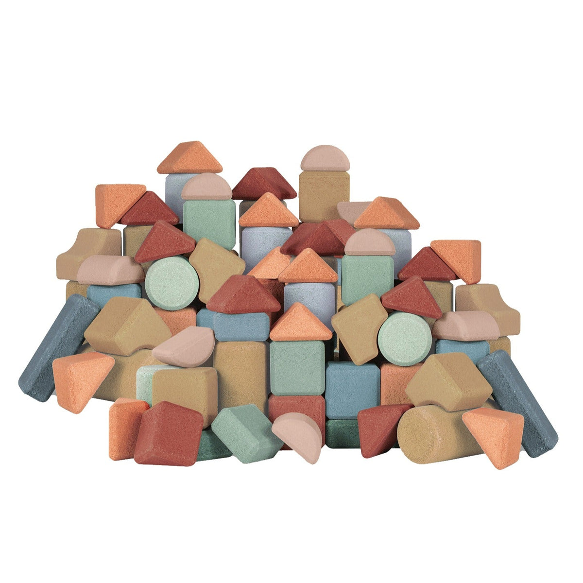 Kork-Bausteine „Bunte Steine & Formen“, 200 Teile