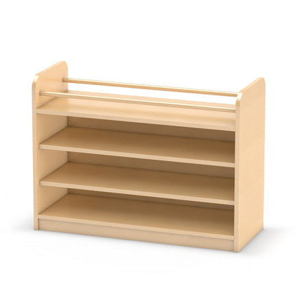 Regal mit Lauflernstangen (3 Fächer)