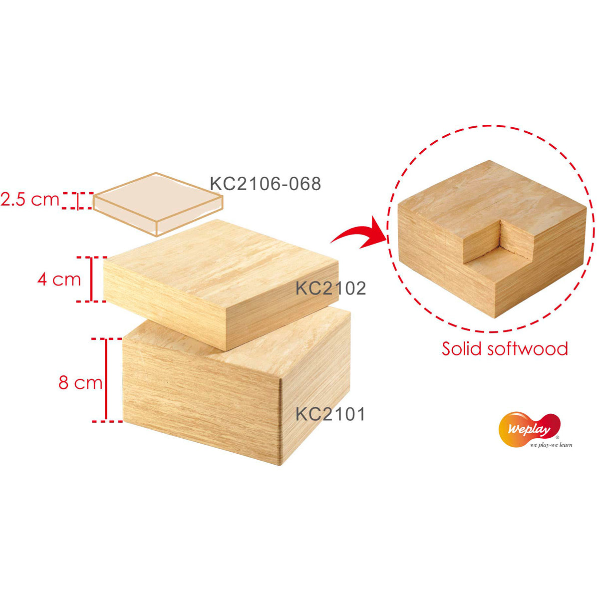 Soft Wood Schaumstoff-Bausteine – Bild 2