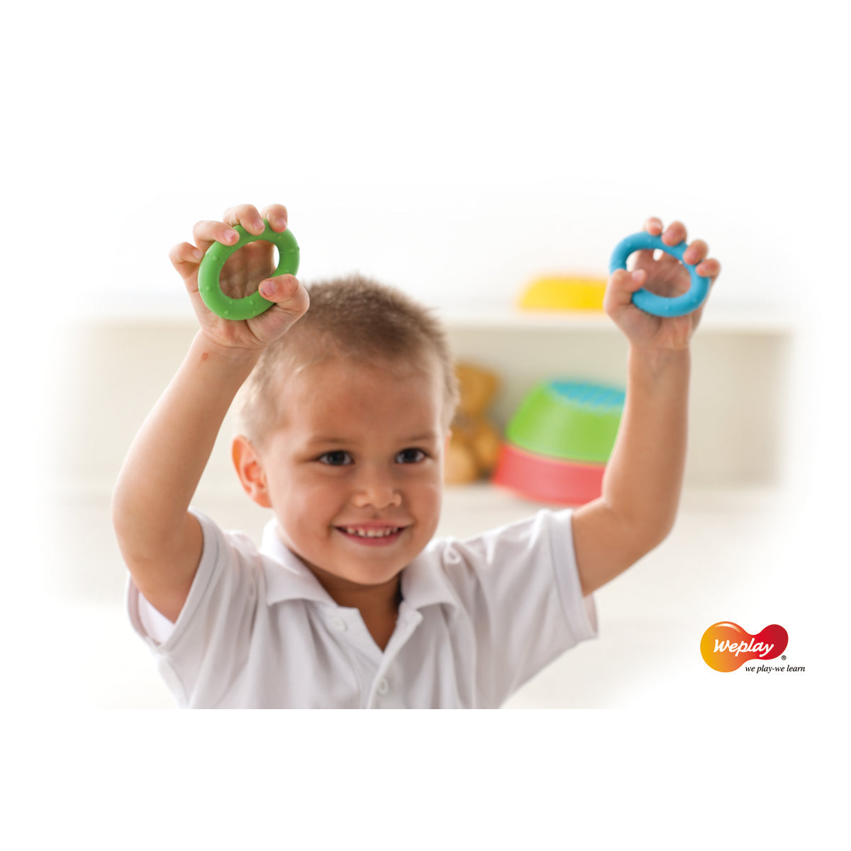 Squeezer Fingertrainer-Ringe, 6er-Set – Bild 6