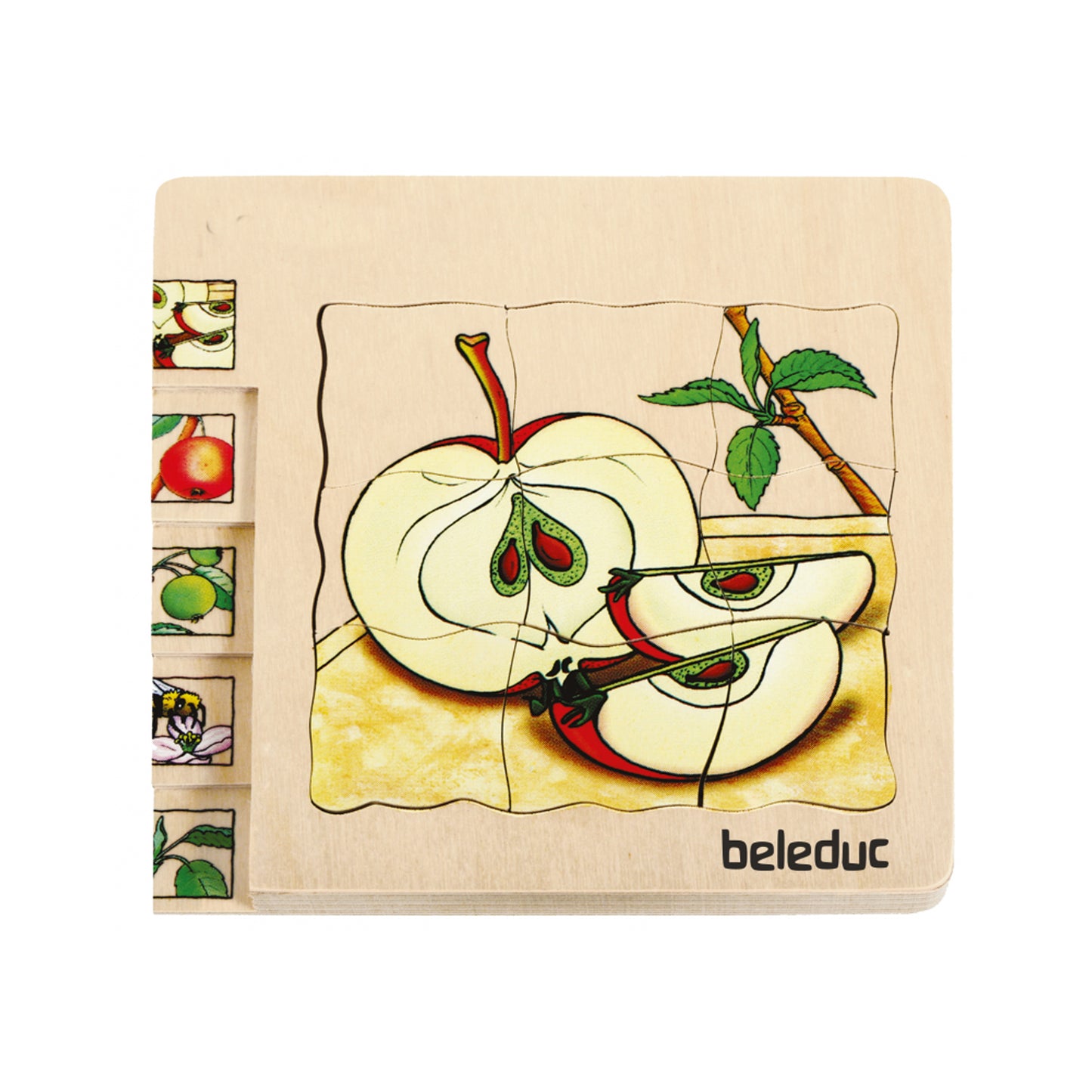 Lagen-Puzzle "Apfel"