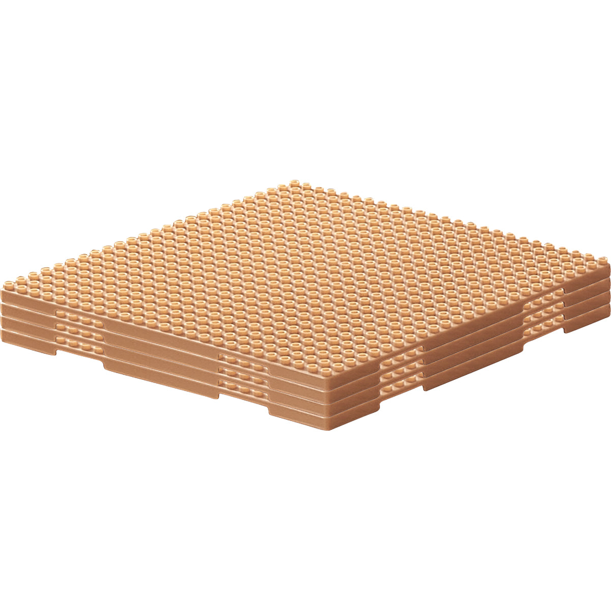 Klemmbaustein-Grundplatten, 4er-Set