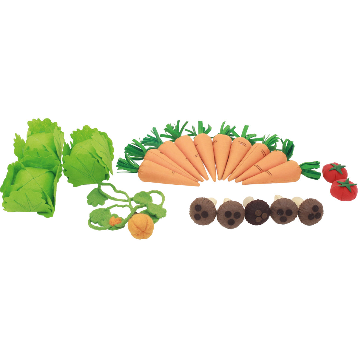 Happy Farming Spielgemüse aus Stoff, 22 Teile