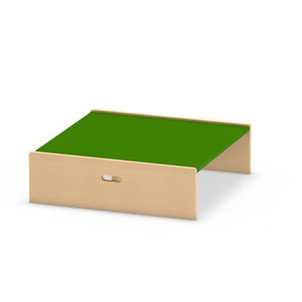 Spielpodest Quadrat, beidseitig offen