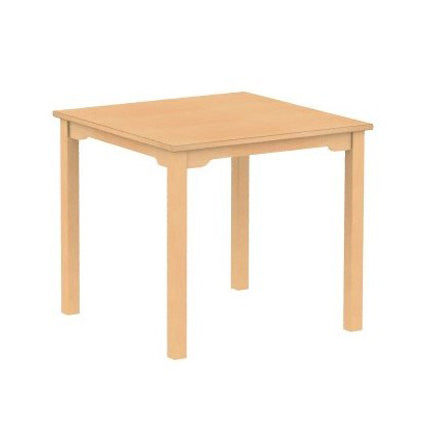 Quadrattisch mit ausgeschweifter Zarge