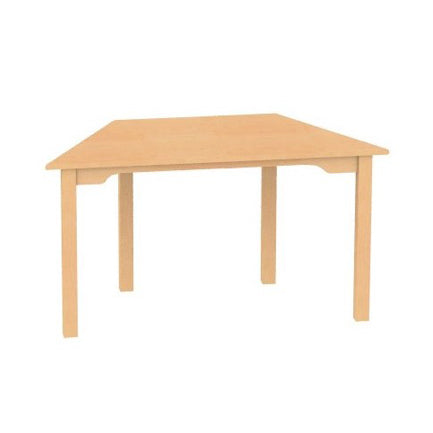 Trapeztisch mit ausgeschweifter Zarge