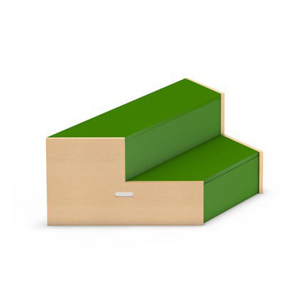 Spielpodest Trapeztreppe