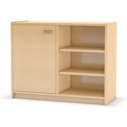 Schrank mit Tür und Regal