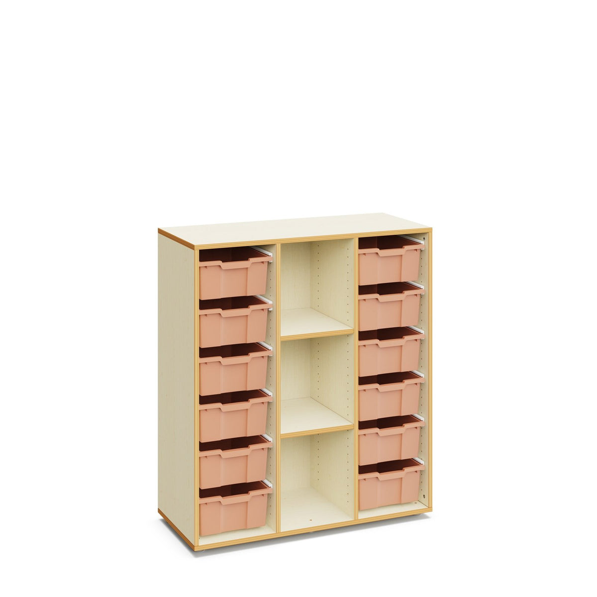 Blair Regal mit 12 hohen Boxen – Hellterracotta