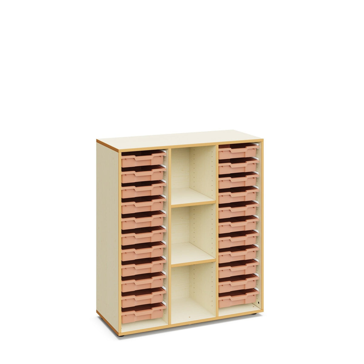 Blair Regal mit 22 flachen Boxen – Hellterracotta
