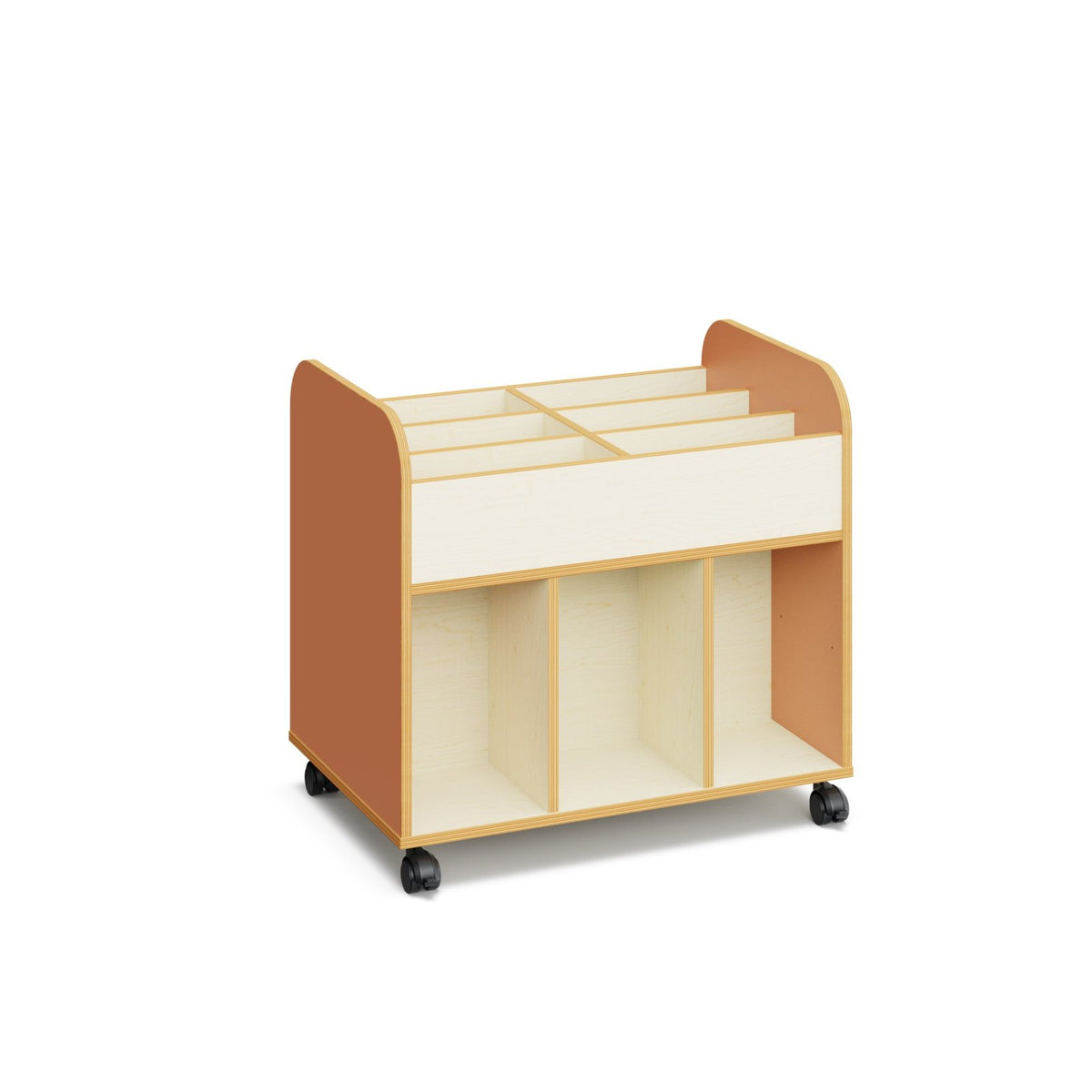 Dan Bücherwagen – Hellterracotta