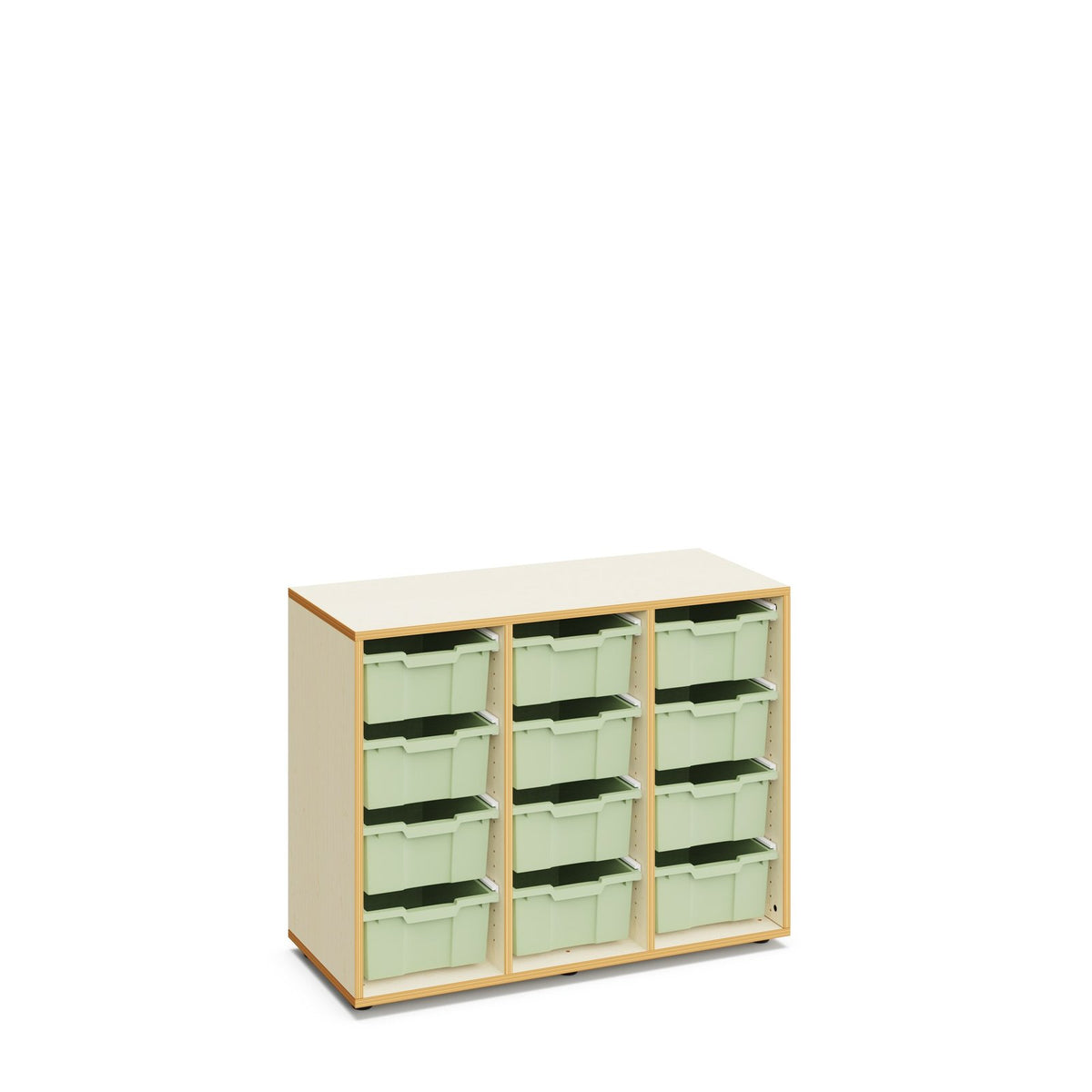 Grace Schrank mit 12 hohen Boxen – Hellgrün