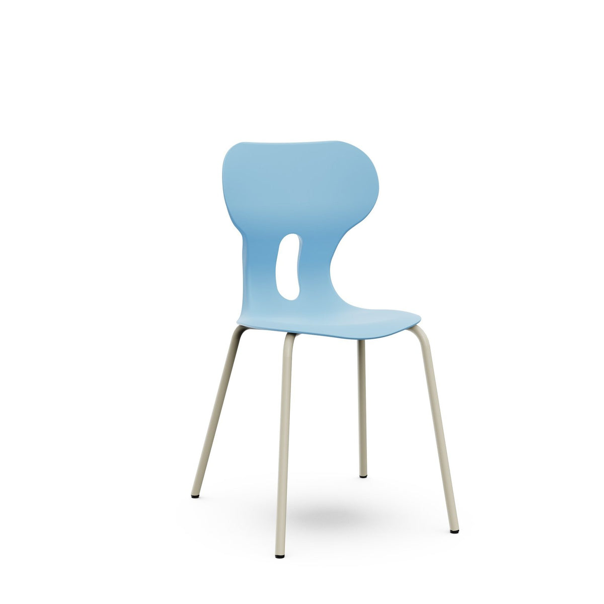 Lia Basic Mehrzweckstuhl, Kunststoffschale – Hellblau / 46 cm