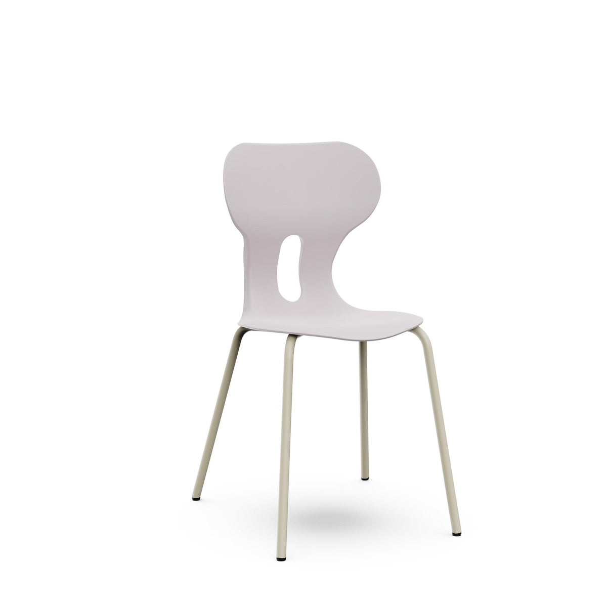 Lia Basic Mehrzweckstuhl, Kunststoffschale – Weiß / 46 cm